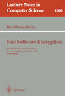 Buchcover Fast Software Encryption