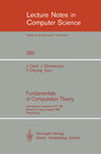 Buchcover Fundamentals of Computation Theory