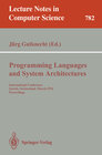 Buchcover Programming Languages and System Architectures