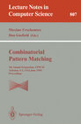 Buchcover Combinatorial Pattern Matching