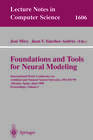 Buchcover Foundations and Tools for Neural Modeling