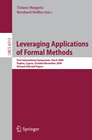Buchcover Leveraging Applications of Formal Methods