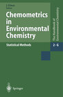 Buchcover Chemometrics in Environmental Chemistry - Statistical Methods