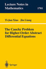 Buchcover The Cauchy Problem for Higher Order Abstract Differential Equations