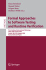 Buchcover Formal Approaches to Software Testing and Runtime Verification