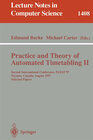 Buchcover Practice and Theory of Automated Timetabling II
