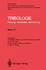 Buchcover Tribologie: Reibung · Verschleiß · Schmierung