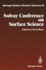 Buchcover Solvay Conference on Surface Science