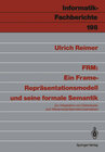 Buchcover FRM: Ein Frame-Repräsentationsmodell und seine formale Semantik