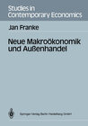Buchcover Neue Makroökonomik und Außenhandel