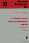Buchcover 5. Österreichische Artificial-Intelligence-Tagung