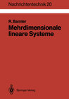 Buchcover Mehrdimensionale lineare Systeme