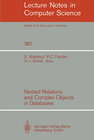 Buchcover Nested Relations and Complex Objects in Databases