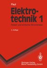 Buchcover Elektrotechnik 1