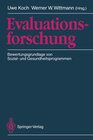 Buchcover Evaluationsforschung