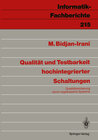 Buchcover Qualität und Testbarkeit hochintegrierter Schaltungen