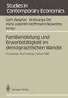 Buchcover Familienbildung und Erwerbstätigkeit im demographischen Wandel