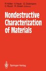 Buchcover Nondestructive Characterization of Materials