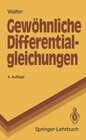Buchcover Gewöhnliche Differential-gleichungen