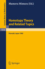Buchcover Homotopy Theory and Related Topics