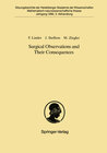 Buchcover Surgical Observations and Their Consequences