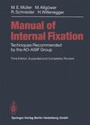 Buchcover Manual of INTERNAL FIXATION
