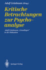 Buchcover Kritische Betrachtungen zur Psychoanalyse