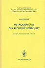 Buchcover Methodenlehre der Rechtswissenschaft