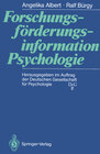 Buchcover Forschungsförderungsinformation Psychologie