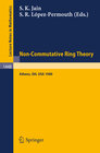 Buchcover Non-Commutative Ring Theory