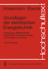 Buchcover Grundlagen der elektrischen Energietechnik