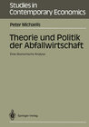 Buchcover Theorie und Politik der Abfallwirtschaft