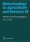 Buchcover High-Tech and Micropropagation II