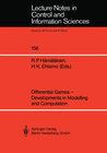 Buchcover Differential Games — Developments in Modelling and Computation