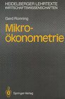 Buchcover Mikro-ökonometrie