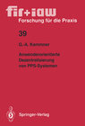 Buchcover Anwenderorientierte Dezentralisierung von PPS-Systemen