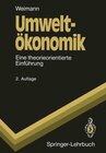 Buchcover Umweltökonomik