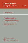 Fundamentals of Computation Theory width=