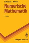 Buchcover Numerische Mathematik