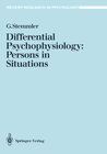 Buchcover Differential Psychophysiology: Persons in Situations