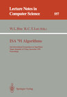 Buchcover ISA '91 Algorithms