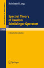 Buchcover Spectral Theory of Random Schrödinger Operators