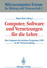 Buchcover Computer, Software und Vernetzungen für die Lehre