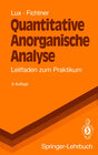 Buchcover Quantitative Anorganische Analyse