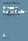 Buchcover Manual of Internal Fixation