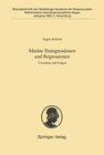 Buchcover Marine Transgressionen und Regressionen