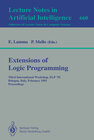 Buchcover Extensions of Logic Programming