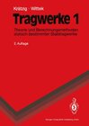 Buchcover Tragwerke