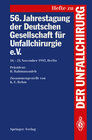 Buchcover 56. Jahrestagung der Deutschen Gesellschaft für Unfallchirurgie e.V.