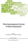 Buchcover Post-transcriptional Control of Gene Expression